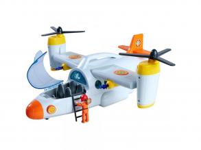 Sam a tűzoltó: Mentőrepülőgép 42cm figurával - Simba Toys