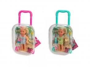 Évi Love utazó baba bőrönddel és kiegészítőkkel többféle változatban 1db - Simba Toys