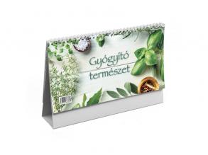 Kalendart 2025 T058 Gyógyító természet álló asztali naptár