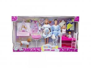 Steffi Love  Pizsama Party család játékszett - Simba Toys