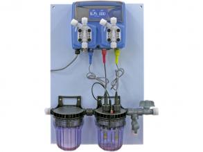 Automata vegyszer mérő és adagoló, pH és H2O2 vezérlőegység WDPHOS 4-10l/h-3bar