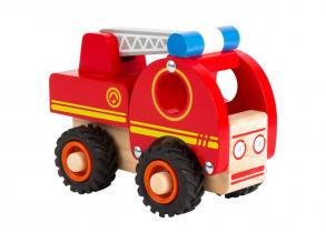 Small Foot- Fa tűzoltó autó
