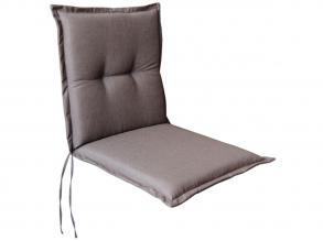 Kenia Prémium minőségű párna alacsony háttámlájú székekhezcapuccino színű, mérete 99x49x8 cm