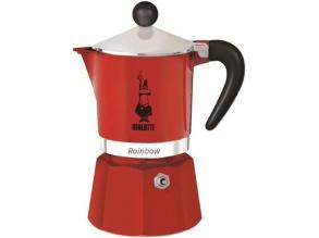 Bialetti 4962 Rainbow 3 személyes piros kotyogós kávéfőző