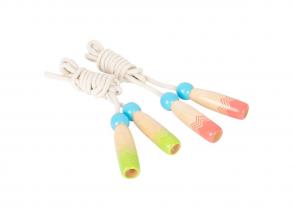 Small Foot - Mintás fa ugrókötél, 2 darabos készlet