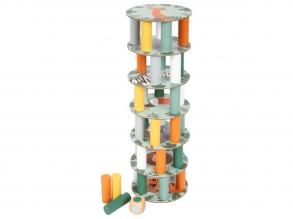 Fa toronyépítő játék - Szafari