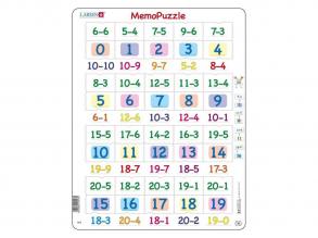 Larsen Memo Puzzle  Kivonás 0-20-ig, 40 darabos.