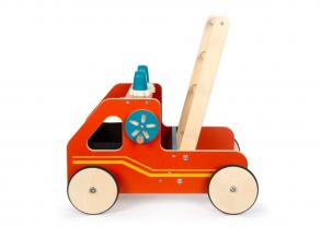 Small Foot  Fa járóka tűzoltós