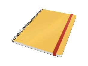 Leitz COSY Soft touch B5 meleg sárga kockás spirálfüzet