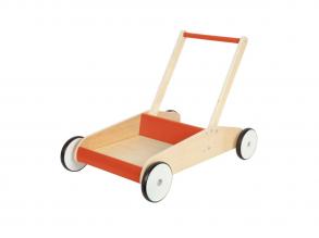 Small Foot - Fából készült járássegítő, rézpiros