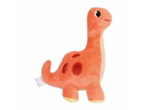 Small Foot  plüss brontoszaurusz, piros, 19 cm