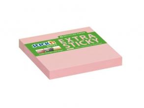 StickN ExtraSticky Recycled 76x76mm 90lap újrahasznosított pasztell rózsa jegyzettömb