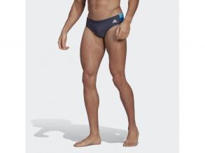 Block Trunk Adidas férfi úszónadrág szürke/kék 6-os méretű (EU 37)