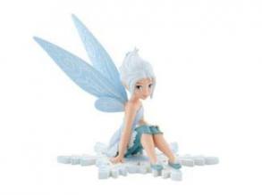 Disney: Csingiling és barátai - Zúzmara (Winterfairy) figura, türkizzöld, 7 cm