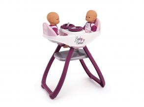 Baby nővérke játék iker etetőszék - Smoby