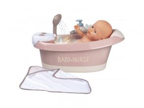 Baby Nurse: Baba fürdőkád és hidromasszázs-zuhanyzó - rózsaszín