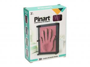 3D-s tüskés képkészítő kreatív szett, rózsaszín, 20 x 15 cm