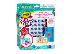 Csillogó Dots matrica készítő kreatív szett - Crayola