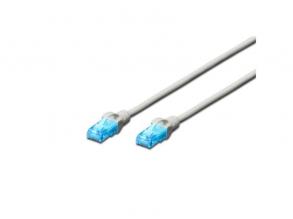 DIGITUS CAT5e U/UTP PVC 1m szürke patch kábel