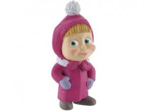 Masha and the Bear mini figura, Masha Winter, 6 cm