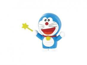 Doraemon minifigura, Doraemon varázspálcával, 7 cm