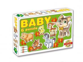 Háziállatos baby puzzle