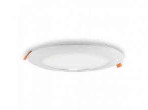 LED panel , 18W , süllyesztett , kerek , természetes fehér , Tungsram