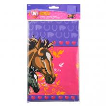 Lila lovas party asztalterítő