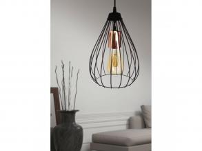 Opviq , 390FLH1584 , 205-AS , Fekete Színű , Csillár , E27 Foglalattal