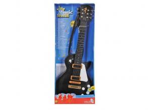 My Music World rock gitár fekete- Simba