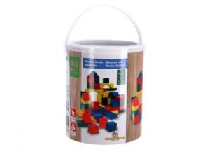 Fa építőelemek 100 darab