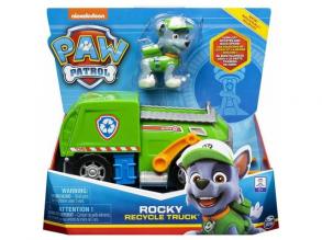 Mancs őrjárat Rocky újrahasznosító teherautója kutyus figurával - Spin Master