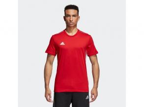 Core18 Tee Adidas férfi piros/fehér színű futball póló
