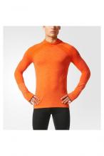 Clmht Ls M Adidas férfi narancs színű futó hosszú ujjú póló