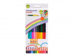 12 darab kétvégű színes ceruza egy csomagban