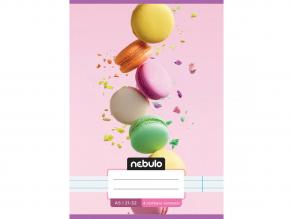 Nebulo: Macaron mintás 4.osztályos vonalas füzet 21-32