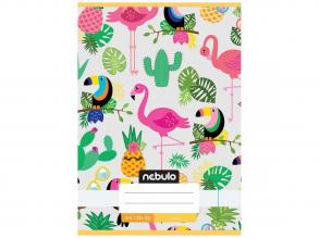 Nebulo: Tűzött tukán mintás sima füzet 20-32 A/5