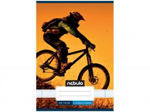 Nebulo: Tűzött 3. osztályos mountain bike mintás vonalas füzet 12-32 A/5