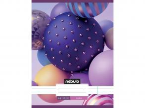 Nebulo: Színes gömbök vonalas füzet 81-32 A/4