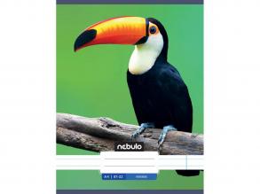 Nebulo: Tukán mintás vonalas füzet 81-32 A/4