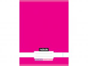 Nebulo: Tűzött sima neon rózsaszínű füzet 80-32 A/4