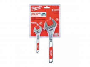 Milwaukee Állítható pofájú villáskulcs 2 részes készlet (150mm / 200mm) 1 db