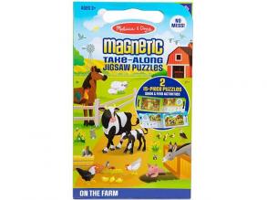 Melissa & Doug: Mágneses farm puzzle