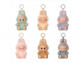 Labubu figura kulcskarikával 17cm-es replika több változatban