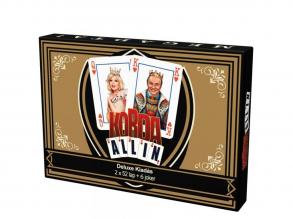 Korda All-In Deluxe francia dupla kártyapakli (2x52 lap + 6 Joker)