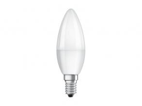 Osram Base matt műanyag búra/5W/470lm/2700K/E14/dobozos LED gyertya izzó 3 db