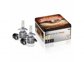 LED lámpa , égő , autó izzó , fényszóró , 2 db-os csomag , H4/R2/H19 , 14 Watt , meleg fehér , Plug&Play , OSRAM LEDriving , HL