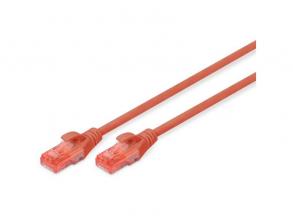 DIGITUS CAT6 U/UTP LSZH 0,5m piros patch kábel