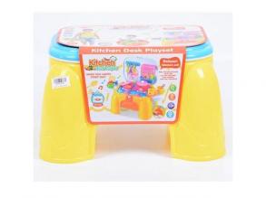 Konyhai készlet hordozható tároló ülőkével