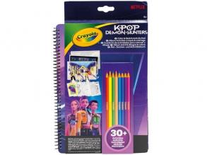 Crayola: Color & Sketch - K-Pop Demon Hunters kreatív rajz- és színezőkészlet
